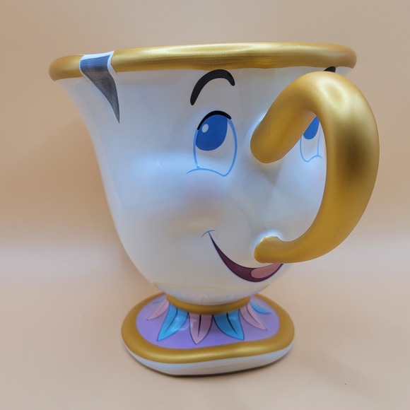 Disney Other - Disney Beauty and the Beast Chip Mug Sculpted Coffee Cup 12 oz Stoneware